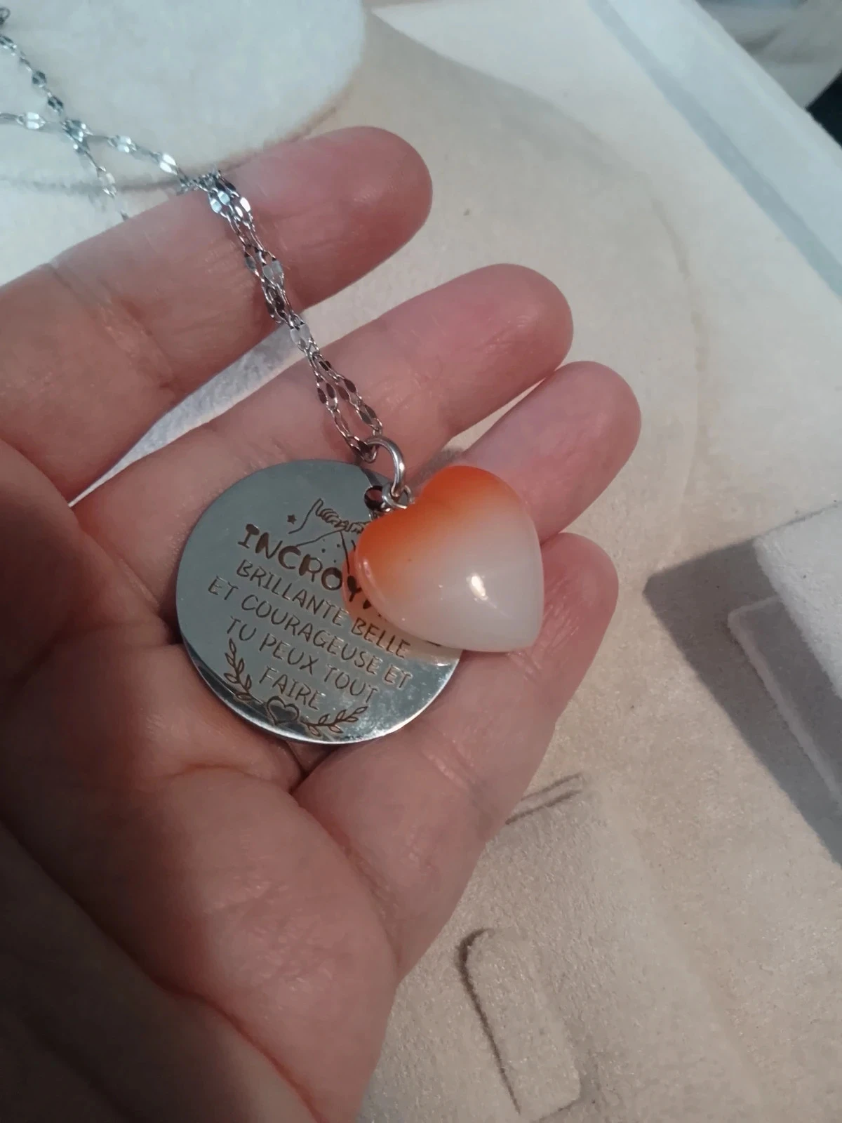 Collier à offrir tu es incroyable – photo 3